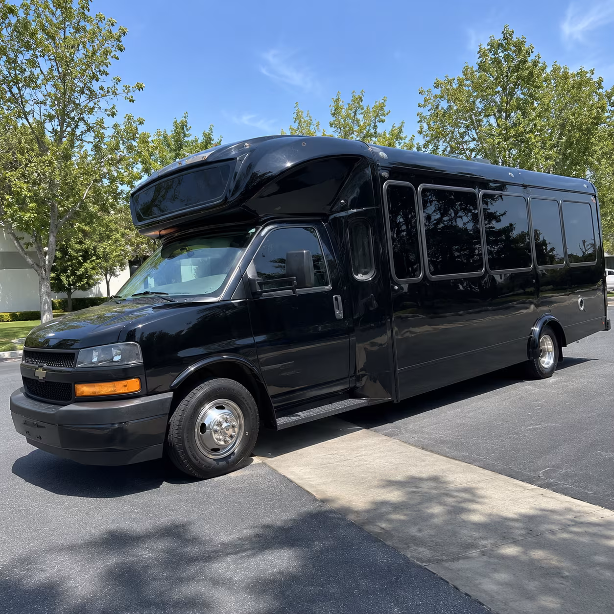 paramount 15 passenger party bus