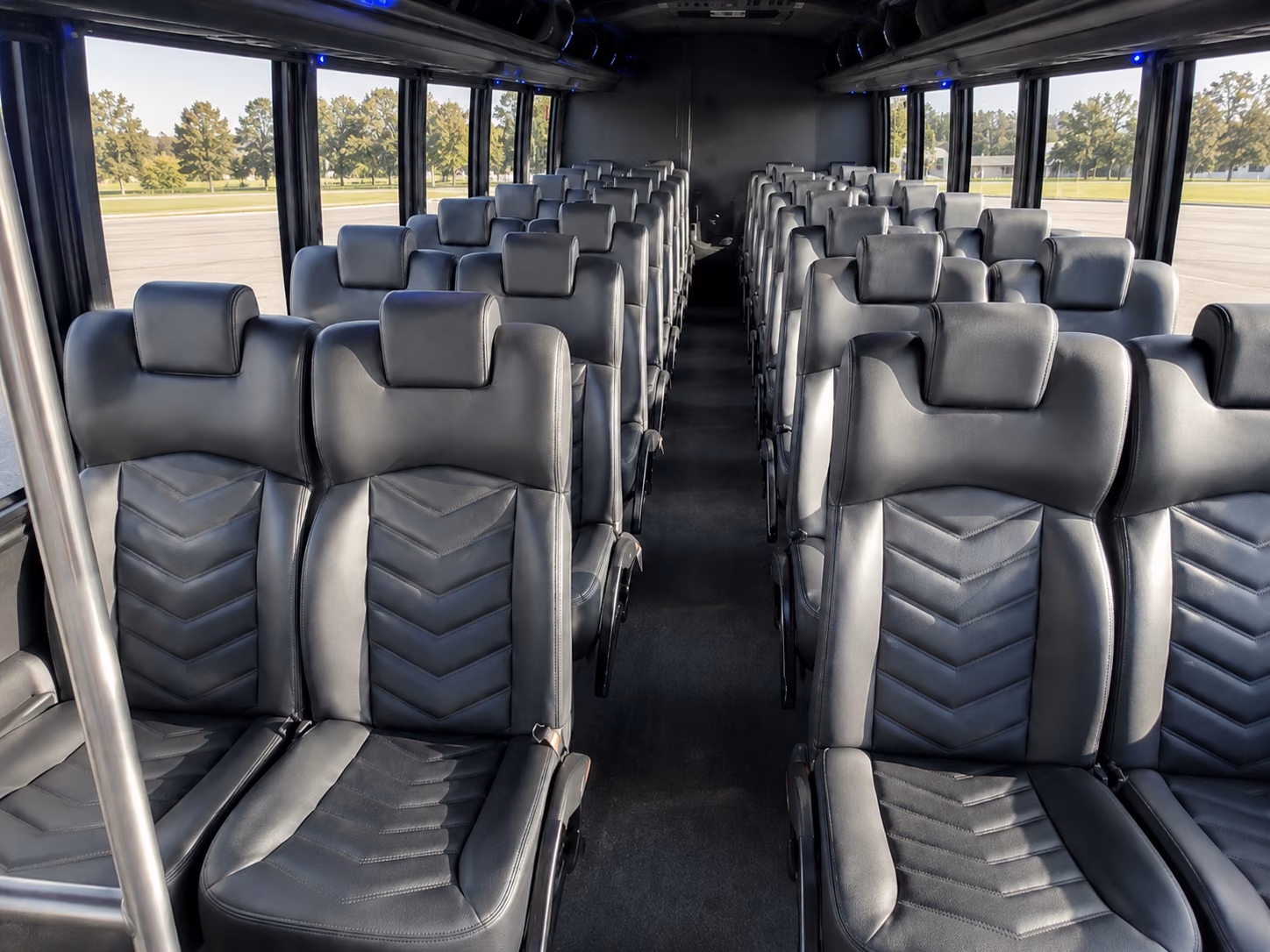 paramount airport transportation onboard seating