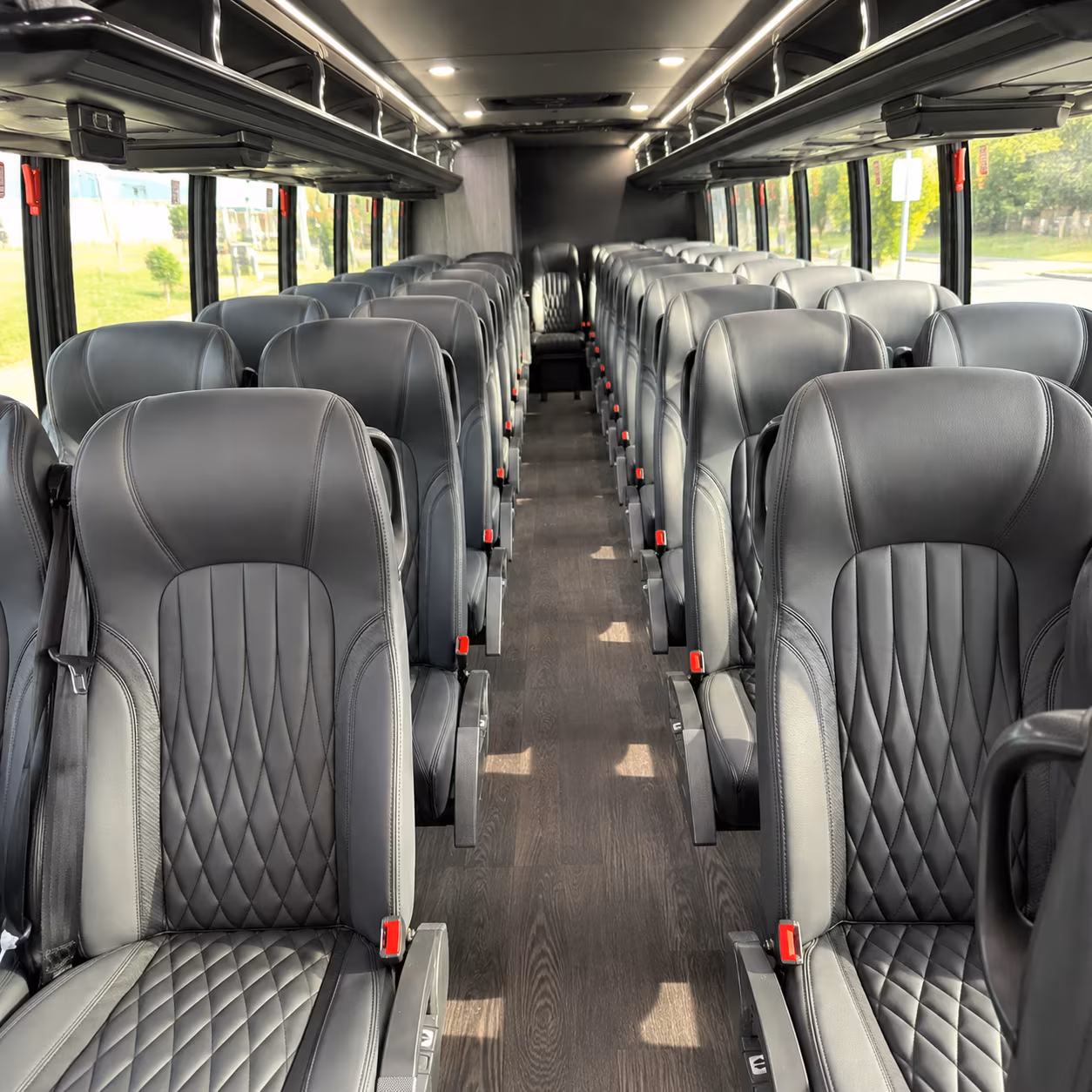 paramount private event transportation onboard seating