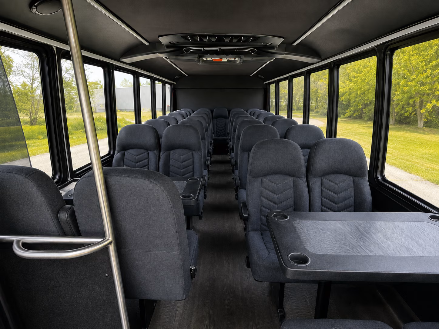 paramount wedding transportation onboard seating